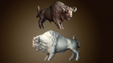 3D модель Зубр (STL)