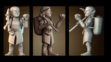 3D модель Гном, Глубокий Снирфнеблин (STL)