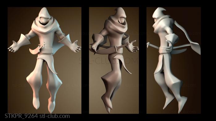 Статуэтки упрощенные Игровой набросок Мальзахара