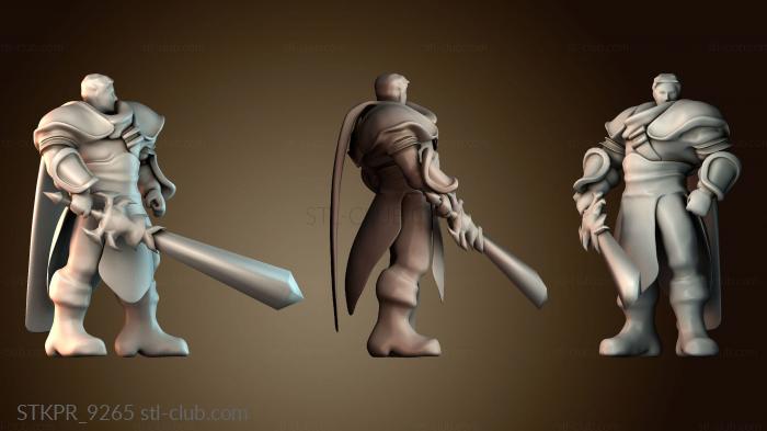 Статуэтки упрощенные Внутриигровой эскиз Гарена