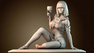 3D модель Египетская царица (STL)