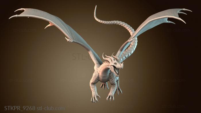 Статуэтки упрощенные Летающий дракон