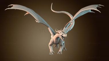 3D модель Летающий дракон (STL)