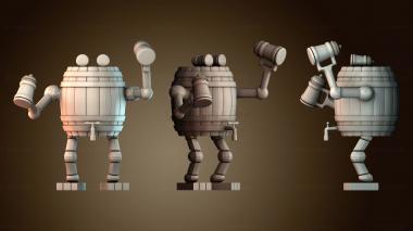 3D модель Голем из пивной бочки (STL)