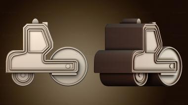 3D модель Дорожный каток (STL)