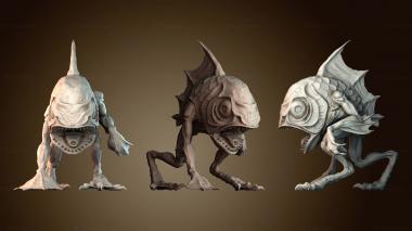 3D модель Monstro de peixe (STL)