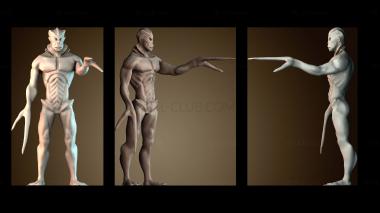 3D модель Monstro de peixe (STL)