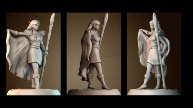 3D модель Эльфийский маг (STL)