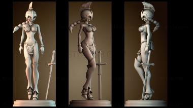 3D модель Богиня Афина (STL)