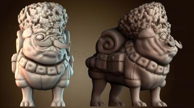 3D модель Товарищ Мопс (STL)