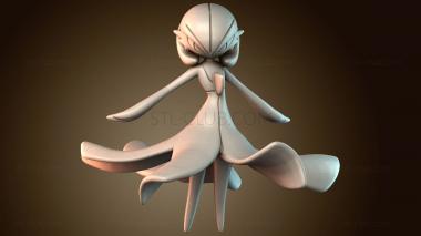 3D модель Гардевуар Покемон (STL)