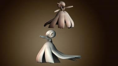 3D модель Мега Гардевуар Покемон (STL)