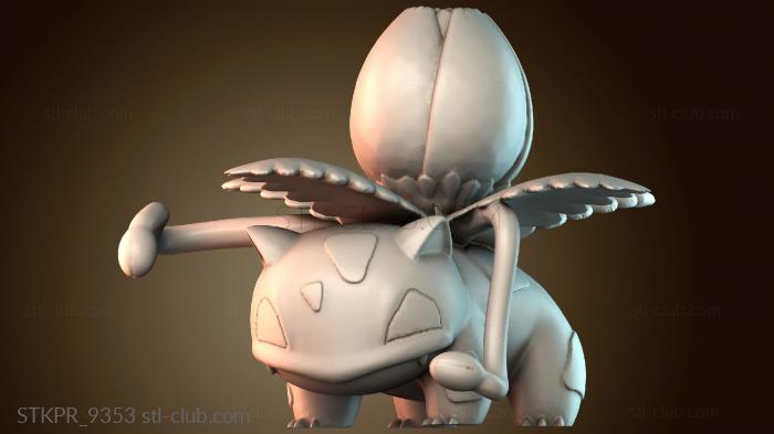 Статуэтки упрощенные Ивизавр покемон