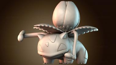 3D модель Ивизавр покемон (STL)