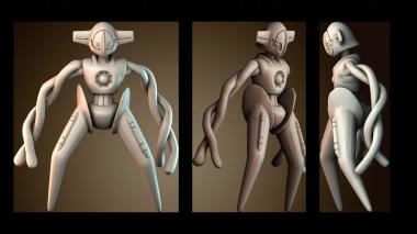 3D модель Деоксис Н покемон (STL)