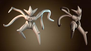 3D модель Деоксис А покемон (STL)