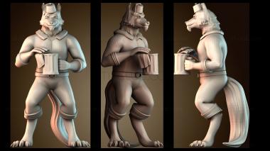 3D модель Обслуживание волчьей комнаты (STL)