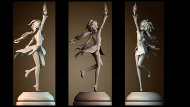 3D модель Ганьюй использует магию (STL)