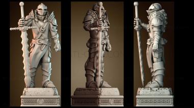 3D модель Темный рыцарь король (STL)