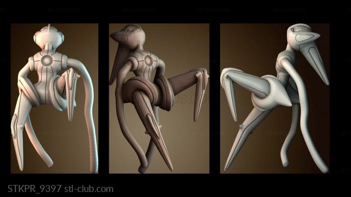 Статуэтки упрощенные Деоксис С покемон