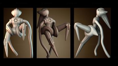 3D модель Деоксис С покемон (STL)