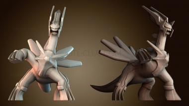 3D модель Диалга Покемон (STL)