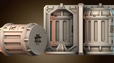 3D модель Стойка для хранения канистр (STL)