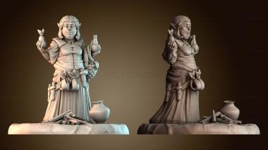 3D модель Женщина фармацевт (STL)