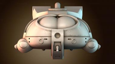 3D модель Брелок в виде космического корабля (STL)