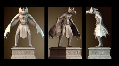 3D модель Бог Дракон (STL)