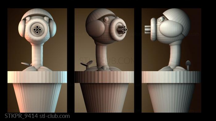 Статуэтки упрощенные Растения против зомби