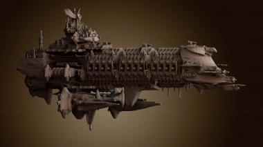 3D модель Военный корабль «Феникс» (STL)