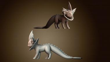 3D модель Скульптура мифического кота (STL)