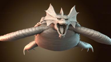 3D модель Черепаха с головой дракона (STL)