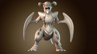 3D модель Мега Гарчомп Покемон (STL)