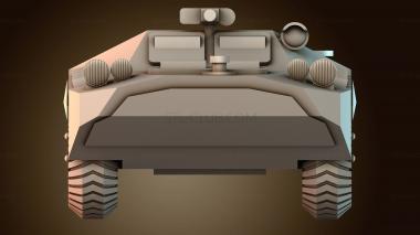 3D модель Игрушечная бронемашина БРДМ (STL)