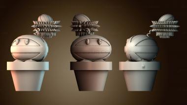 3D модель Растения против зомби (STL)