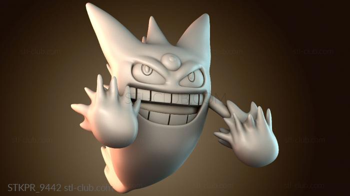 Статуэтки упрощенные Мега генгар покемон