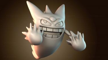 3D модель Мега генгар покемон (STL)