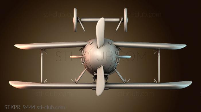 Статуэтки упрощенные Игрушечный самолет для детей