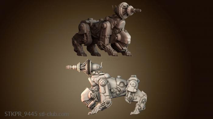 Статуэтки упрощенные Футуристический дизайн робота