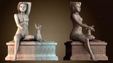 3D модель Появление богини Анубис (STL)