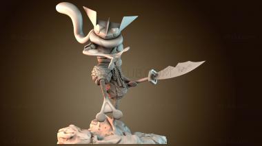 3D модель Грениндзя покемон (STL)