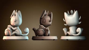 3D модель Мяут покемон (STL)