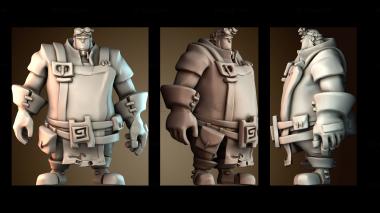 3D модель Грубый кузнец (STL)