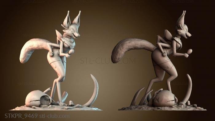 Статуэтки упрощенные Лисий эльф