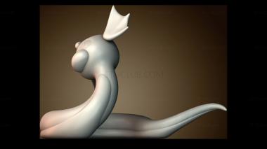 3D модель Брелок Дратини Покемон (STL)