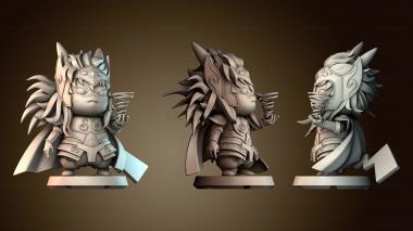 3D модель Pikachu Knight покемон (STL)