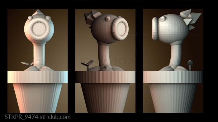 Статуэтки упрощенные Растения против зомби