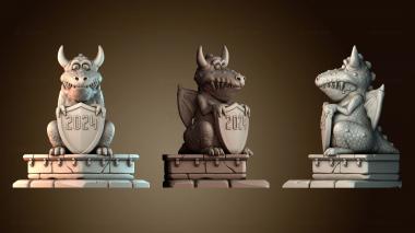 3D модель Дракон 2024 (STL)